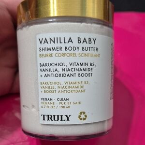 TRULY Vanilla Baby Shimmer Body Butter - Gold and White